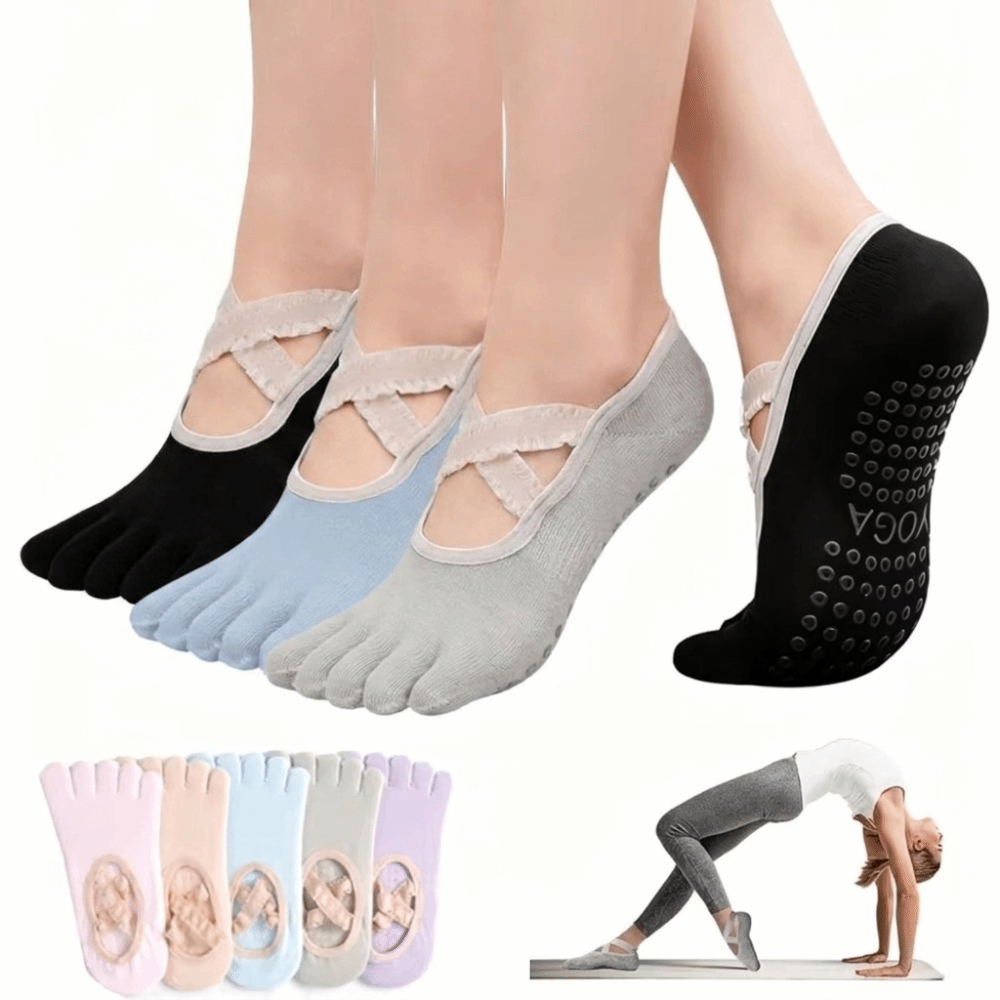 Yoga And Fitness Studio - Ladies Non-Slip Pilates Socks Woman Lace