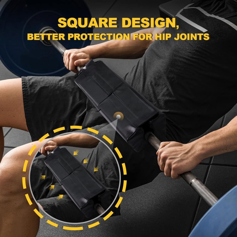 Square Hip Thrust Pad Barbell  - Hip Thrust Pad review and price