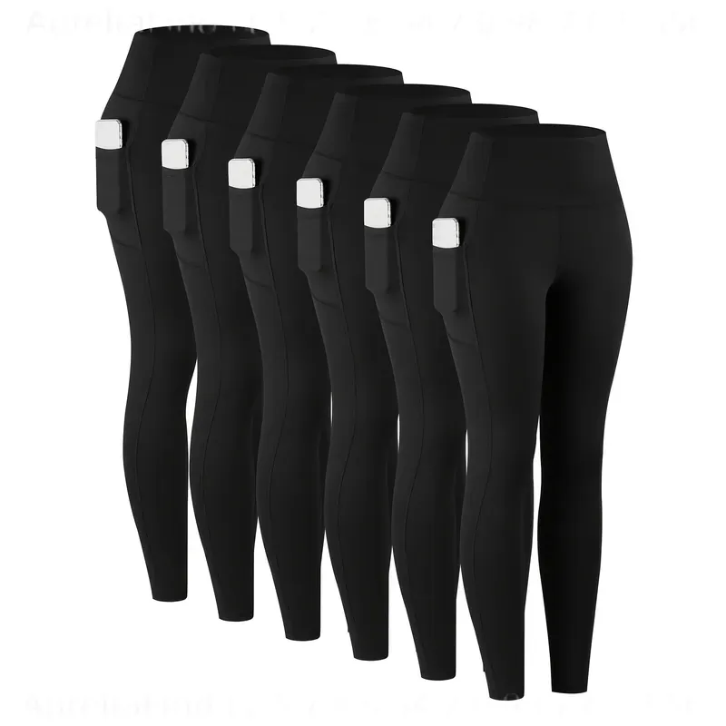 6Pcs Women High‑Waist Leggings - Yoga Daily Fitness review and price