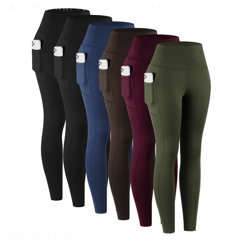 6Pcs Women High‑Waist Leggings - Yoga Daily Fitness review and price