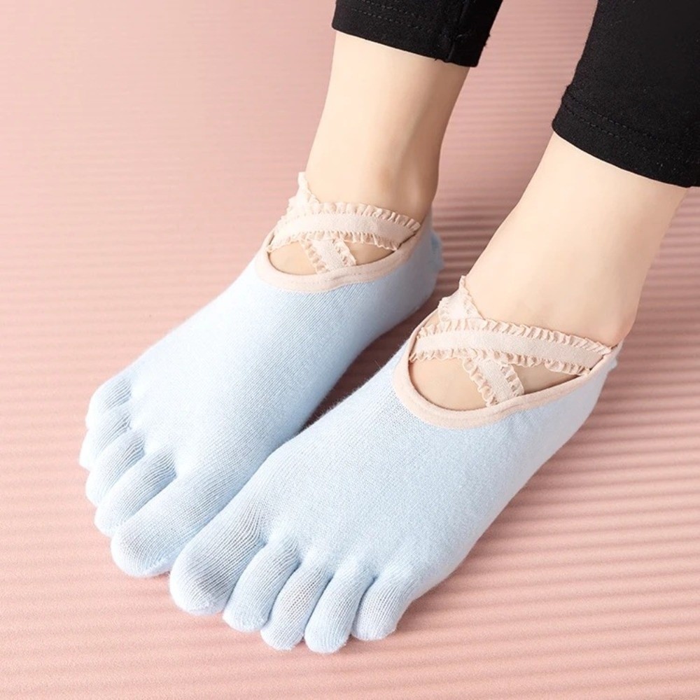 Ladies Non-Slip Pilates Socks  - Yoga And Fitness Studio review and price