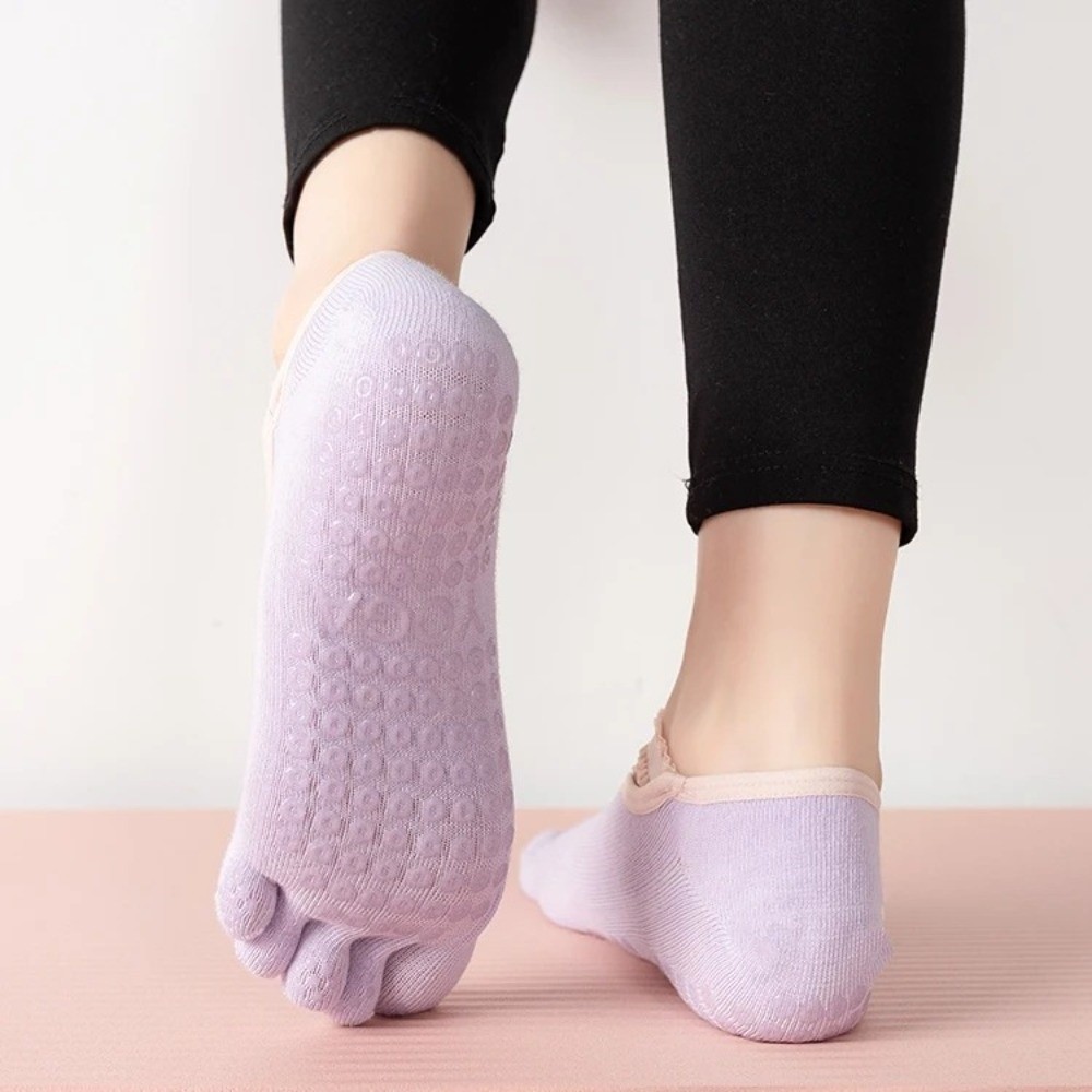 Ladies Non-Slip Pilates Socks  - Yoga And Fitness Studio review and price
