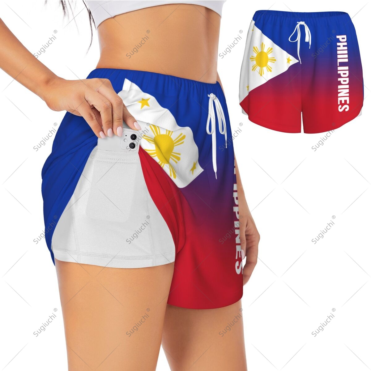 Women Girl Sports Shorts Phili - Yoga Fitness Girl review and price