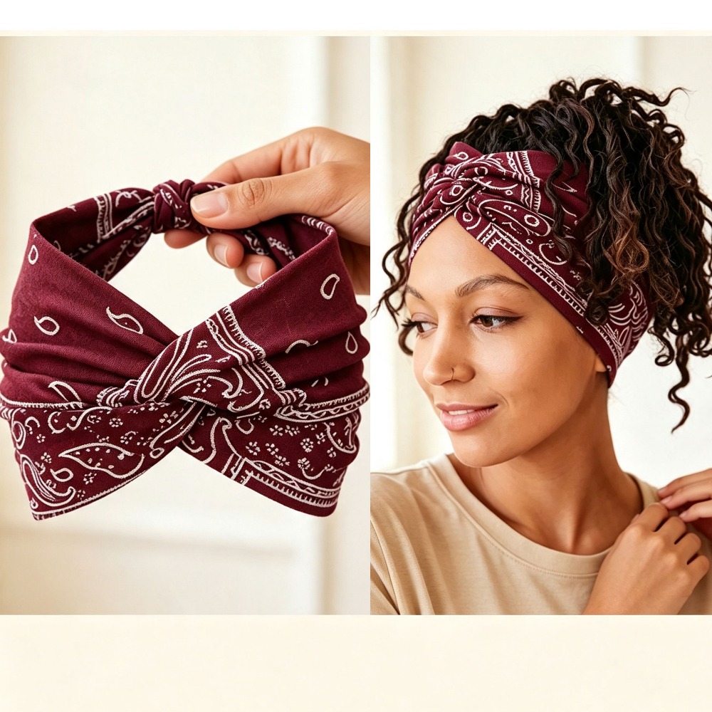 Women Elastic Wide Hair Hoop,  - Yoga Daily Fitness review and price