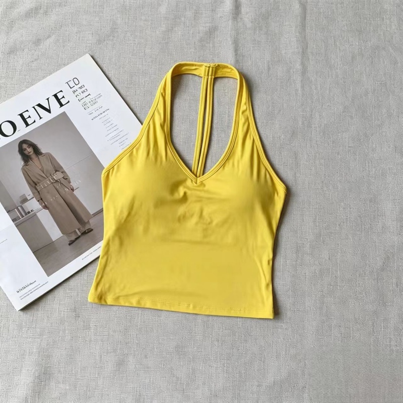 V‑Neck Halter T‑Back Yoga Tank - Yoga And Fitness Studio review and price