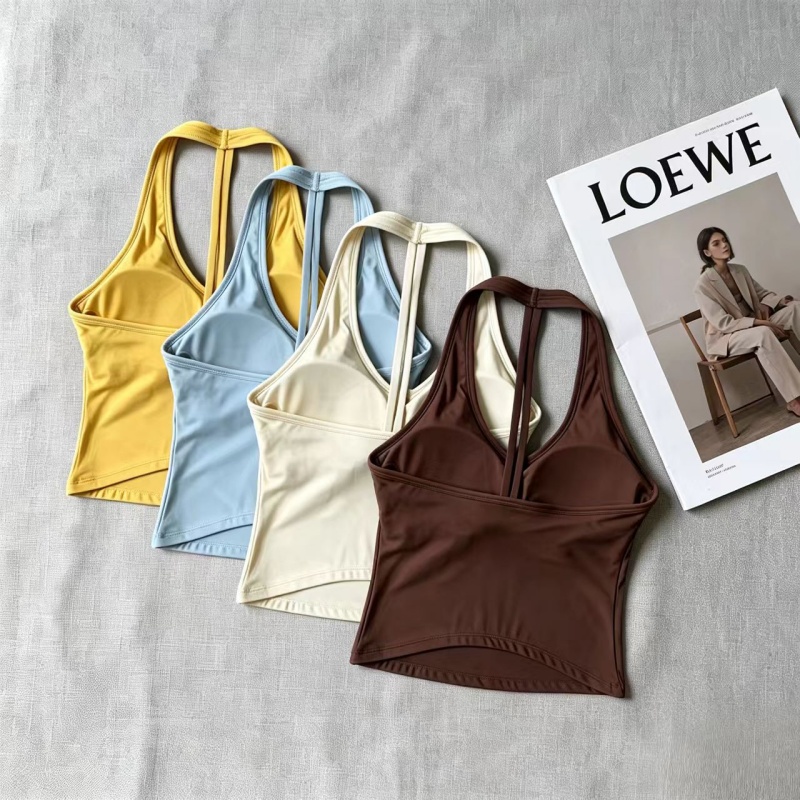 V‑Neck Halter T‑Back Yoga Tank - Yoga And Fitness Studio review and price