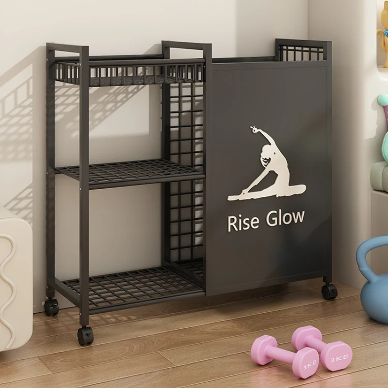 Mobile Fitness Cart with Wheel - Yoga And Fitness Studio review and price