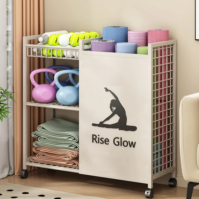 Mobile Fitness Cart with Wheel - Yoga And Fitness Studio review and price