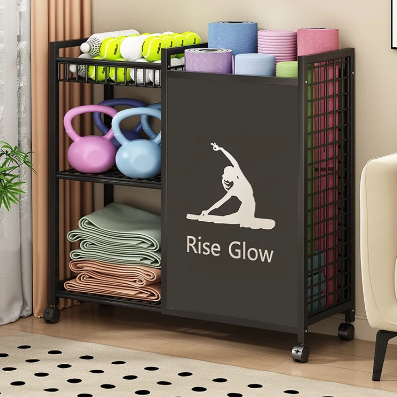 Mobile Fitness Cart with Wheel - Yoga And Fitness Studio review and price