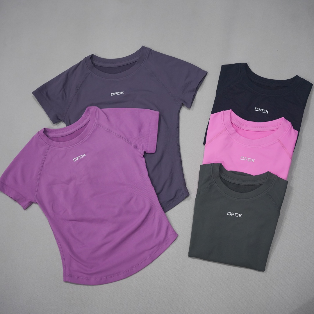 DFDK Ladies Crew Neck Short Sl - Yoga Daily Fitness review and price