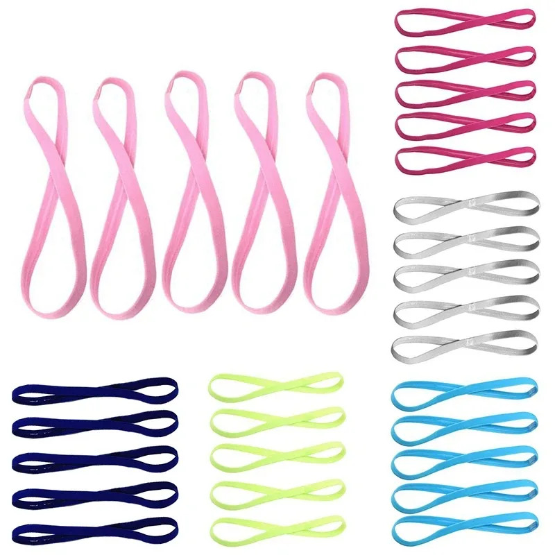 1-5pcs Elastic Sweatband Yoga  - Yoga Fitness Girl review and price