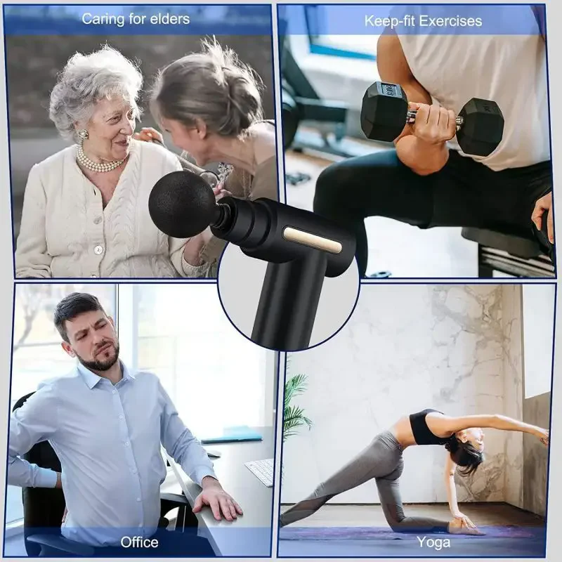 2024 portable fascia gun body  - Vibration Massage Gun review and price
