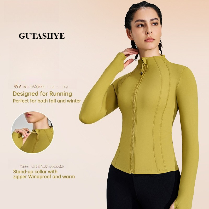 Women Zip Up Long Sleeve Yoga  - Yoga Daily Fitness review and price