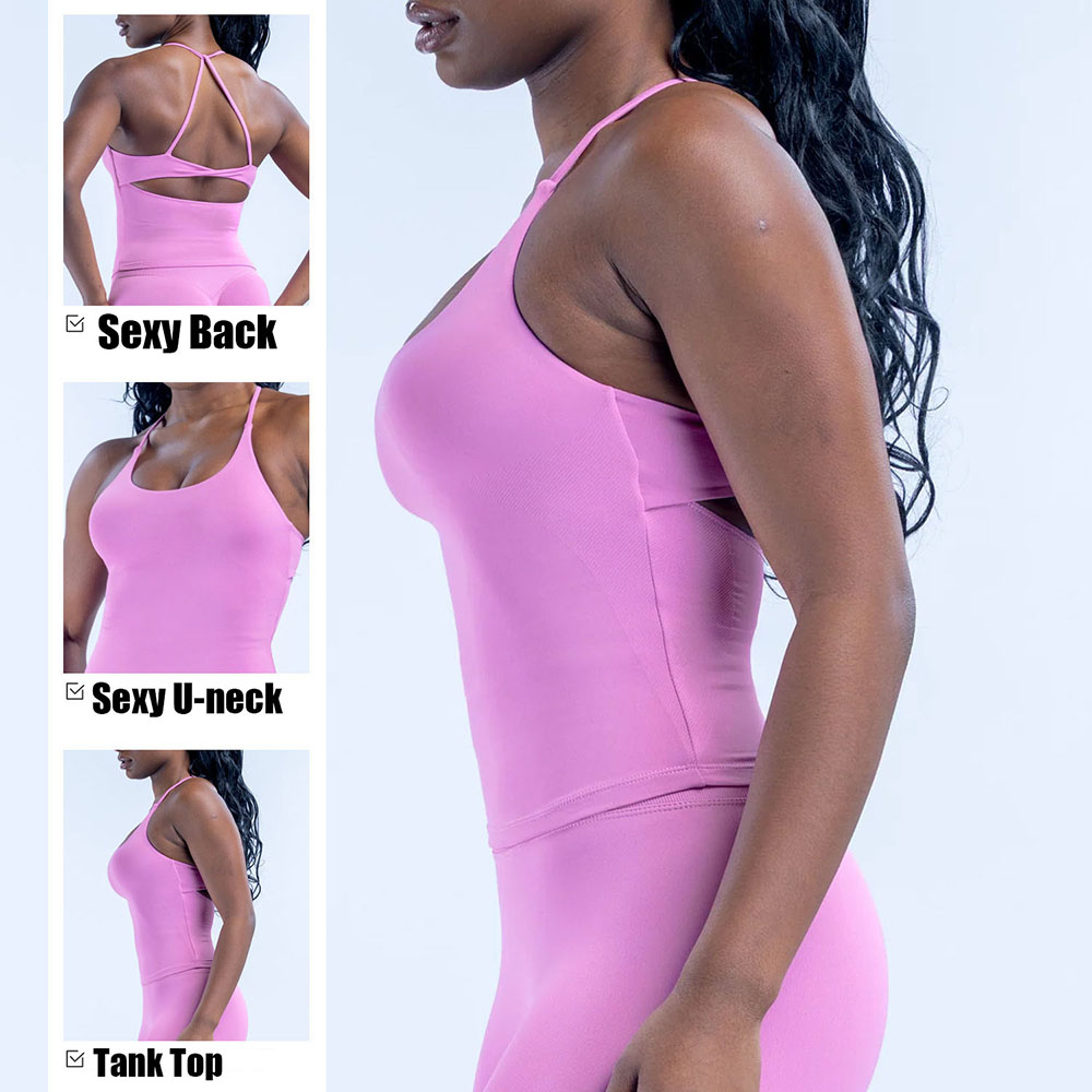 Cloud Hide Pink Yoga Crop Top  - Yoga Fitness Girl review and price