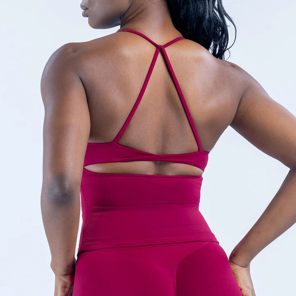 Cloud Hide Pink Yoga Crop Top  - Yoga Fitness Girl review and price