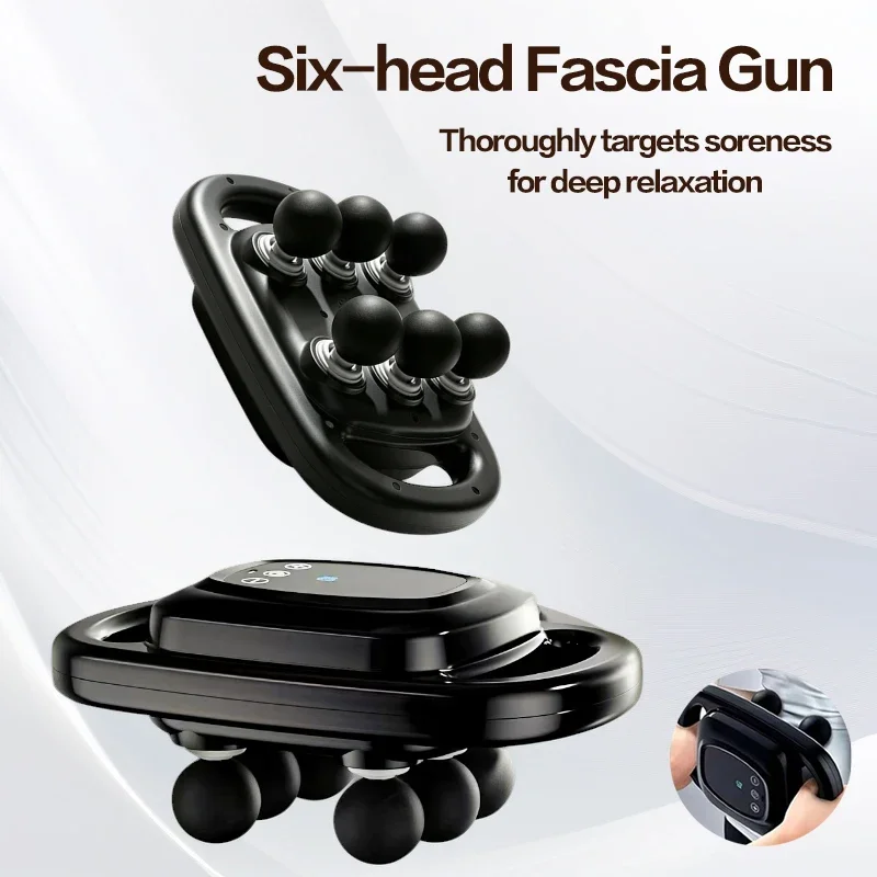 6-Head Deep Tissue Massage Gun - Vibration Massage Gun review and price