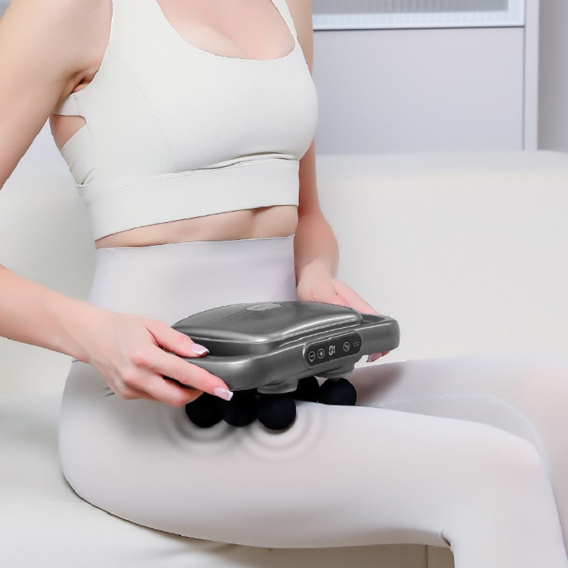 Electric Six Heads Fascia Gun  - Vibration Massage Gun review and price
